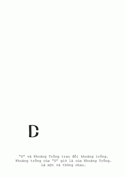D” and Space exchanged space. “D”’s space was now also Space’s. One and connected.
